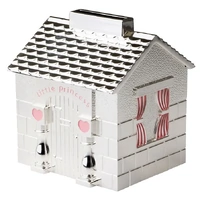 Russell Collection Money Bank - Silver Plated Little Princess House