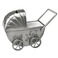 Russell Collection Money Bank - Pewter Finish Pram
