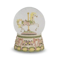 Russell Collection Resin Snow Globe - Carmel