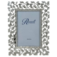 Russell Collection Frame - Silver Leaf 4x6in