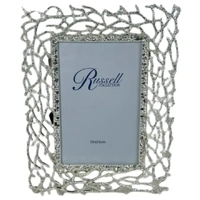 Russell Collection Frame - Silver Twig 4x6in