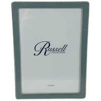 Russell Collection Frame - Dove Grey & Nickel Beaded Frame 5x7in
