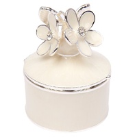 Russell Collection - Epoxy Daisy and Butterfly Trinket Box