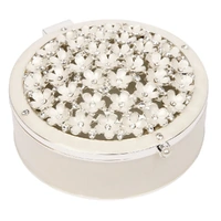 Russell Collection - Epoxy Embossed Flowers Trinket Box