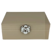 Russell Collection - Ecru Camellia Jewellery Box