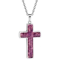 A Gift of Faith - Amethyst Cross with Chain