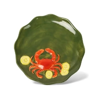 La La Land Beyond - Seaview Stoneware Crab Plate