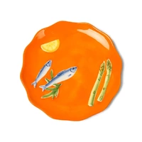 La La Land Beyond Seaview - Stoneware Sardines Plate