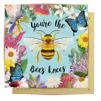 La La Land Greeting Card - Enchanted Garden Bee