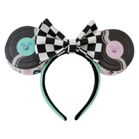 Loungefly Disney Mickey & Minnie Mouse - Date Night Diner Jukebox Record Ears Headband
