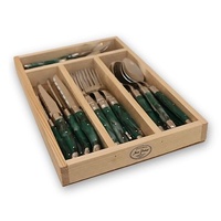 Jean Dubost Maison - 24 Piece Cutlery Set Malachite