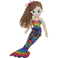 Cotton Candy Mermaid - Kim Flip Sequin Dark Rainbow