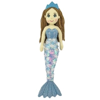 Cotton Candy Mermaid - Marina Flip Sequin Blue & White
