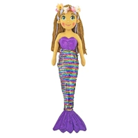 Cotton Candy Mermaid - Aria Flip Sequin Purple Rainbow