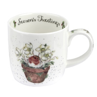 Royal Worcester Wrendale Christmas Mug - Season's Tweetings