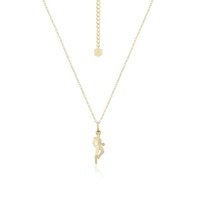 Marvel Couture Kingdom - D100 - Iron Man Facet Necklace Yellow Gold