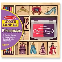 Melissa & Doug Wooden Stamp Set - Princesses
