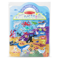 Melissa & Doug Reusable Puffy Sticker Play Set - Ocean