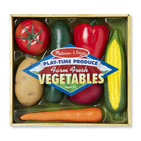 Melissa & Doug Kitchen Play - Play-Time Produce Farm Fresh Vegetables