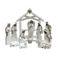 Nativity Set & Stable - 11 Piece