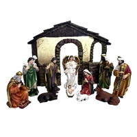 Nativity Resin Stable Set - 11 Piece 125mm