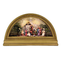 Nativity Set with Water Spinning 30cm