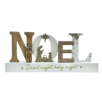 Nativity Word Plaque - Noel