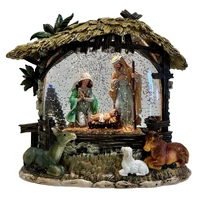 Nativity Water Ball with LEDs