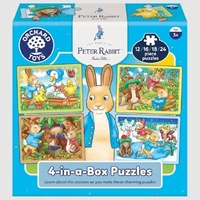 Orchard Toys Jigsaw Puzzle - Peter Rabbit 4-in-a-Box Puzzles