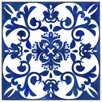 NF Living Wall Art - Run a Tile Painting 52x52cm