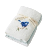 Pilbeam Living - Blue Wren Face Washer (Set of 3)