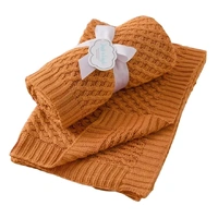 Pilbeam Jiggle & Giggle - Biscuit Basket Weave Knit Blanket