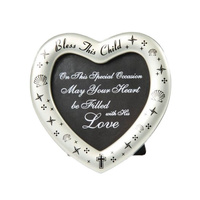 Love Heart Frame - Bless This Child
