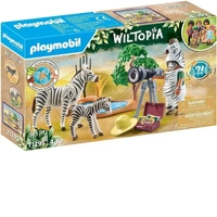 Playmobil Wiltopia - Animal Photographer with Zebras