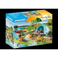 Playmobil Family Fun - Campsite with Campfire