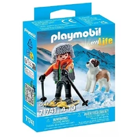 Playmobil My Life - Hiker with Saint Bernard