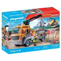 Playmobil Action Heroes - Construction Truck with Crane