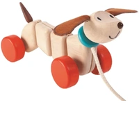 PlanToys Push & Pull - Happy Puppy