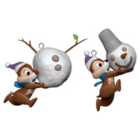 2024 Hallmark Keepsake Ornament - Disney Chip and Dale Up To Snow Good (Set of 2)