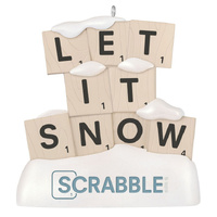2026 Hallmark Keepsake Ornament - Hasbro Scrabble Let It Snow