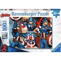 Ravensburger Puzzle 100pc XXL - Marvel The First Avenger
