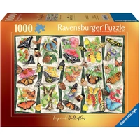 Ravensburger Puzzle 1000pc - Tropical Butterflies