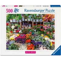 Ravensburger Puzzle 500pc - Flower Market, France