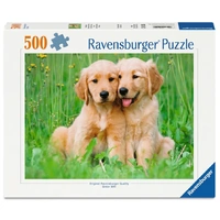 Ravensburger Puzzle 500pc - The Golden Retriever Brothers
