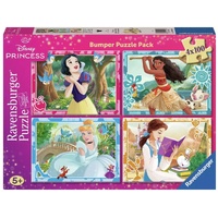 Ravensburger Puzzle 4x100pc - Disney Princess Bumper Pack