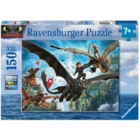 Ravensburger Puzzle 150pc XXL - How To Train Your Dragon Dragons & Heroes