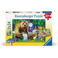 Ravensburger Puzzle 2x24pc - Lovable Woodland Friends