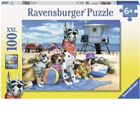Ravensburger Puzzle 100pc XXL - No Dogs on the Beach