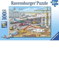 Ravensburger Puzzle 100pc XXL - Airport Construction Site