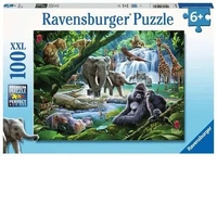 Ravensburger Puzzle 100pc XXL - Jungle Animals